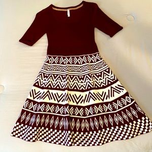 Maroon Sweater Dress